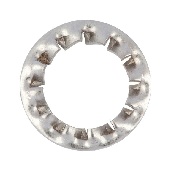 Serrated Safety Lock Washers Din 6798 J Internal Toothed BZP