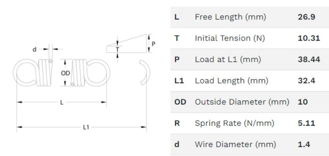 Extension Spring T41950